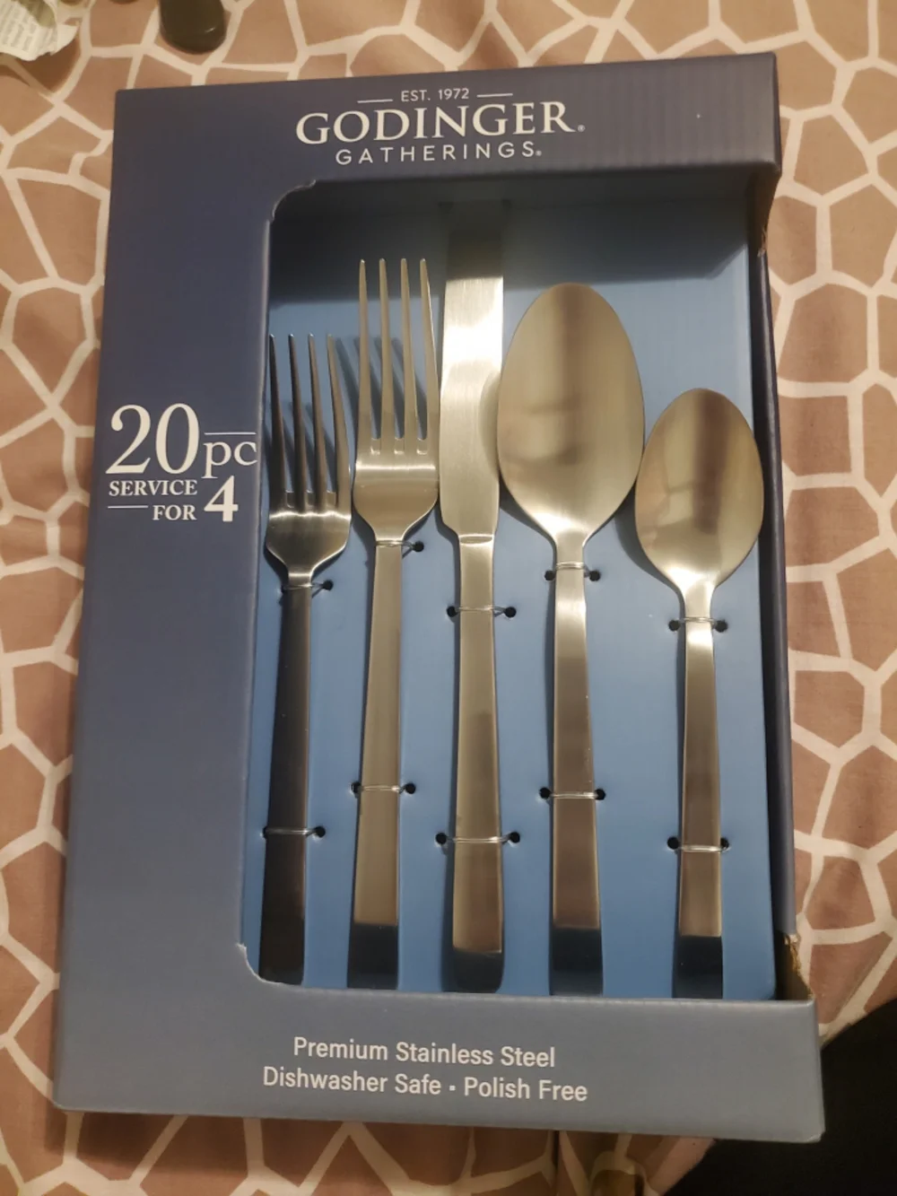 Godinger Stainless Steel 20-Piece Flatware Set - Silver